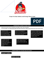 Project On Dairy Industry and Strategy Plans of Amul