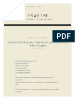 Pinay Jurist: 2015 Bar Exam Suggested Answers in Legal Ethics by The UP Law Complex