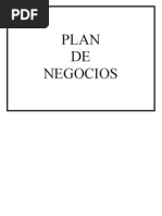 Plan de Negocios