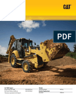 Backhoe Loader: Cat 3054C Engine Weights Backhoe Digging Depth