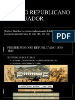 Periodo Republicano Del Ecuador