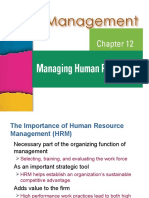 Ch.12-Managing Human Resources