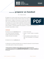 Cmo Planear Un Handout PDF