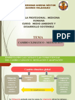 Mitigacion y Adaptacion Al Cambio Climático