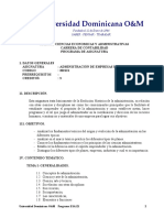 Administraci0n de Empresas I