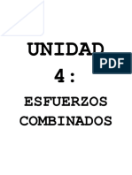 Unidad 4 Esfuerzos Combinados