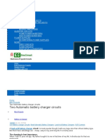Automatic Battery Charger Circuits
