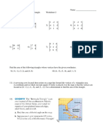 Matrix Determinants Inverses and Triangle Area Worksheet