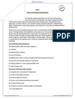 UNIT-4 Surface Roughness Measurement Introduction