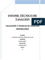 Informe Tecnico de Tasacion