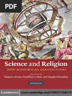 Science and Religion. New Historical Perspectives (Thomas Dixon, Geoffrey Cantor, Stephen Pumfrey) (CUP)