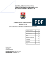 Prática 10 Oxidación de Colorantes Con Hipoclorito de Sodio