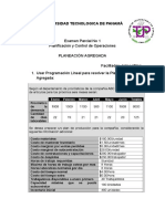 Parcial #1 Planeacion Agregada