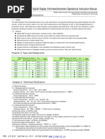 Digital Display Voltmeter (Ammeter) Anual Operational Instruction M