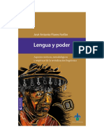 Lengua y Poder. Aspectos Teoricos Metodo PDF