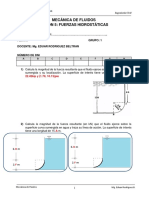 Sesión 5 - FLUIDOS - Fuerza Hidrostática Sobre Superficies Curvas - Ejercicios