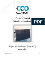 Owner's Manual: Designed and Manufactured Exclusively by Ozotech, Inc