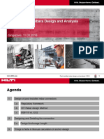 Post-Installed Rebars Design and Analysis: Singapore, 11.03.2016