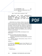 VOL. 371, DECEMBER 3, 2001 251: J.K. Mercado and Sons Agricultural Enterprises, Inc. vs. de Vera