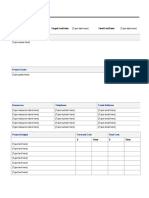 Project Plan: Project Name: Begin Date: Target End Date: Final End Date