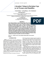 Negative Corona Inception Voltages in Rod-Plane Gaps at Various Air Pressures and Humidities