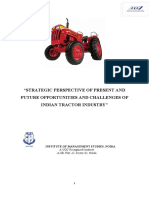 Challenges of Indian Tractor Industry'