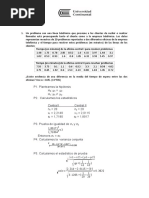 Estadística Inferencial de La Universidad