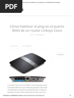 Cómo Habilitar El Ping en El Puerto WAN de Un Router Linksys Cisco - Helpdesk Soluciones Informaticas