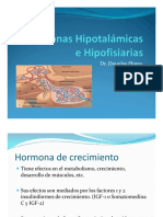 Hormonas Hipotalámicas e Hipofisiarias