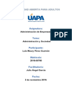 Administración de Empresas Tarea 5