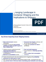 Changing Landscape in Container Shipping and The Implications To Shippers