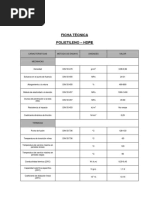 Ficha Tecnica HDPE