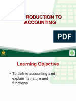 1 Introduction To Accounting