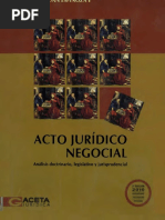 Espinoza - Acto Juridio Negocial PDF