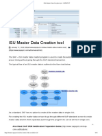 ISU Master Data Creation Tool - SAPSPOT