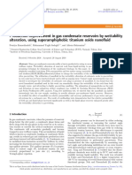 Production Improvement in Gas Condensate Reservoirs by Wettability Alteration, Using Superamphiphobic Titanium Oxide Nano Uid