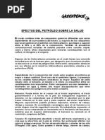 Efectos Del Petroleo Sobre La Salud PDF