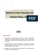 National Urban Housing and Habitat Policy, 2007