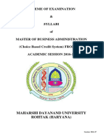 MBA General Syllabus