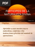 Participes de La Naturaleza Divina: 2 Pedro 1:3-21