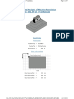 Vibrational Analysis of Machine Foundation ACI 351.3R-04 (FEA Method)