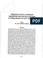 Globalisasi: Suatu Analisis: Peranan Dan Cabaran Ekonomi Islam Dalam Era