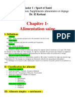 Nutrition Cours 1