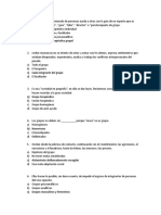 Preguntas Examen Psicoterapia en Grupo