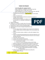 Pediatric Test 3 Blueprint 1. Hodgkin's Disease (Ch. 27 Pg. 650, 651 Saunders 372-373)