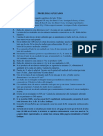 Problemas Función Lineal y Función Cuadrática