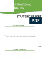 Pakistan International Airlines, Pia: Strategic Report