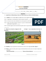 Ficha de Trabalho - Agricultura I