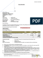 Tax Invoice: Description of Services HSN Code Taxable Amount Igst Rate Amount