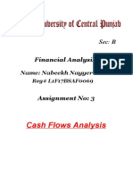 Cash Flows Analysis: Sec: B Financial Analysis